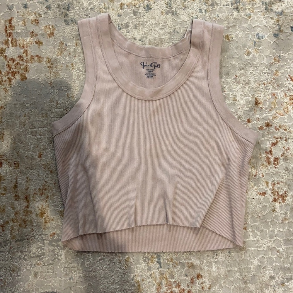 John Galt One Size Dusty Pink Tank Top